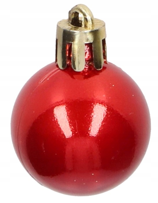 BOMBKI PLASTIKOWE NA CHOINKĘ STROIK 25SZT 3CM Kod producenta 43634