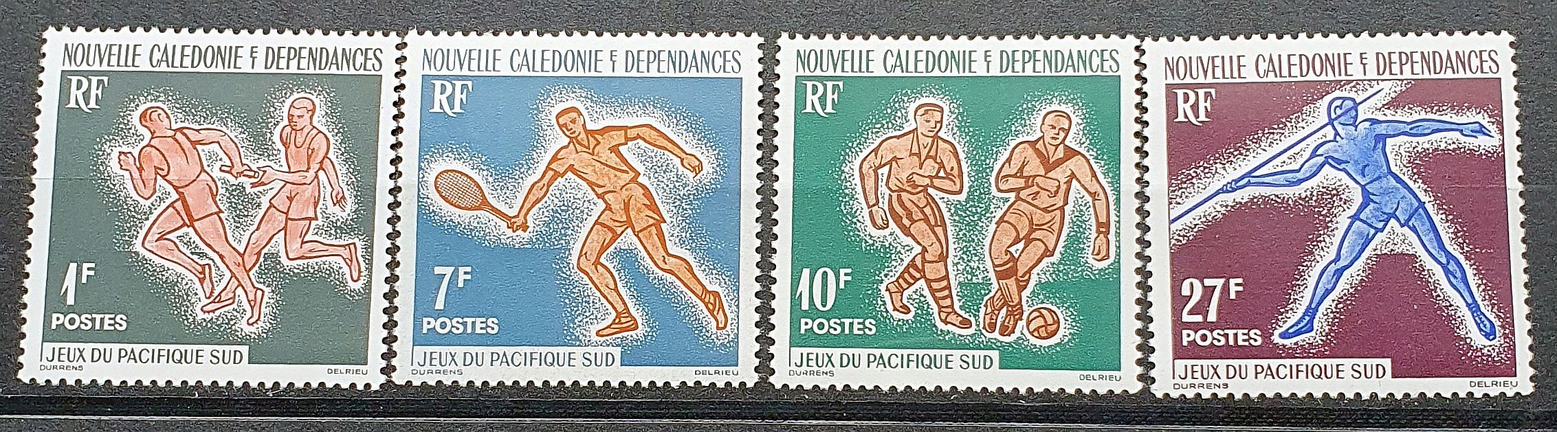 KOLONIE FRANCUSKIE NOWA CALEDONIA ** 1963 MI 388-391