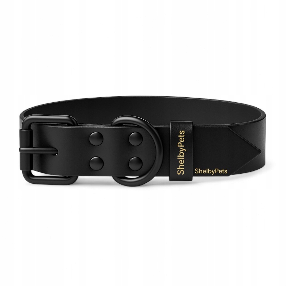 Kožený obojek pro psa, pravá kůže, silný a odolný 4 cm, 45-64 cm ShelbyPets