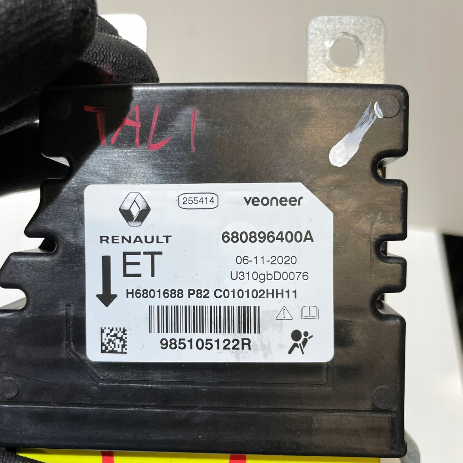 RENAULT TALISMAN LIFT SENSOR PODUSZEK 985105122R Numer katalogowy części 985105122R