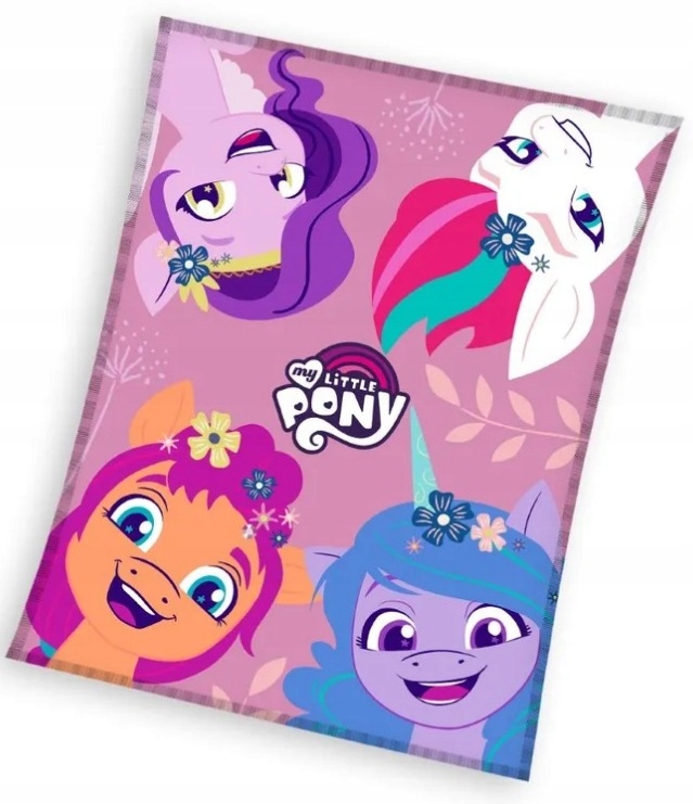

Kocyk polarowy 140x110 koc My Little Pony