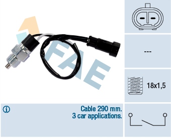 Przełączniki samochodowe FAE 40831 Producent części Inny