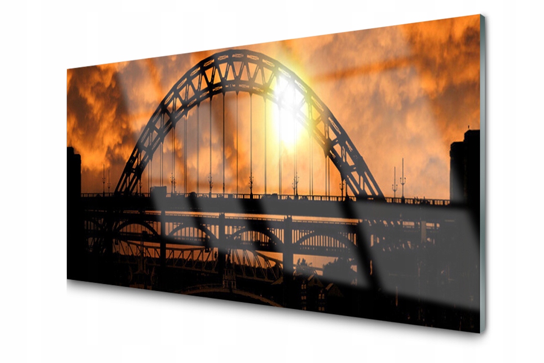 

Panel szklany dekor Most Wschód Słońca 120x60