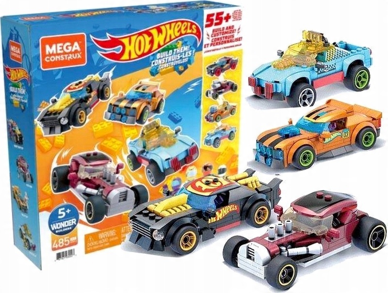 

Hot Wheels Klocki construx Pojazdy auta