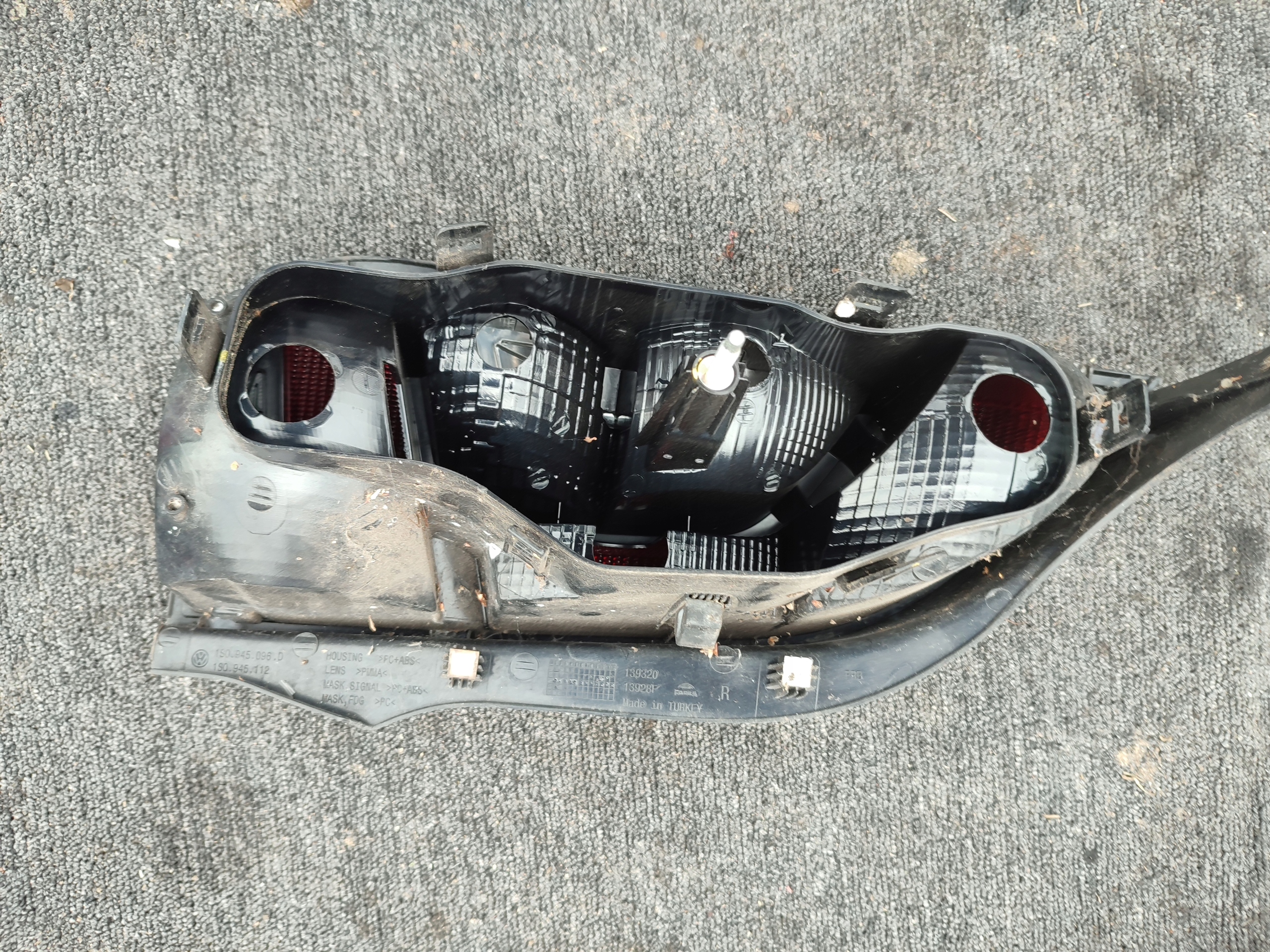 light right rear part right rear Volkswagen UP 1S0945096D 1S0945112