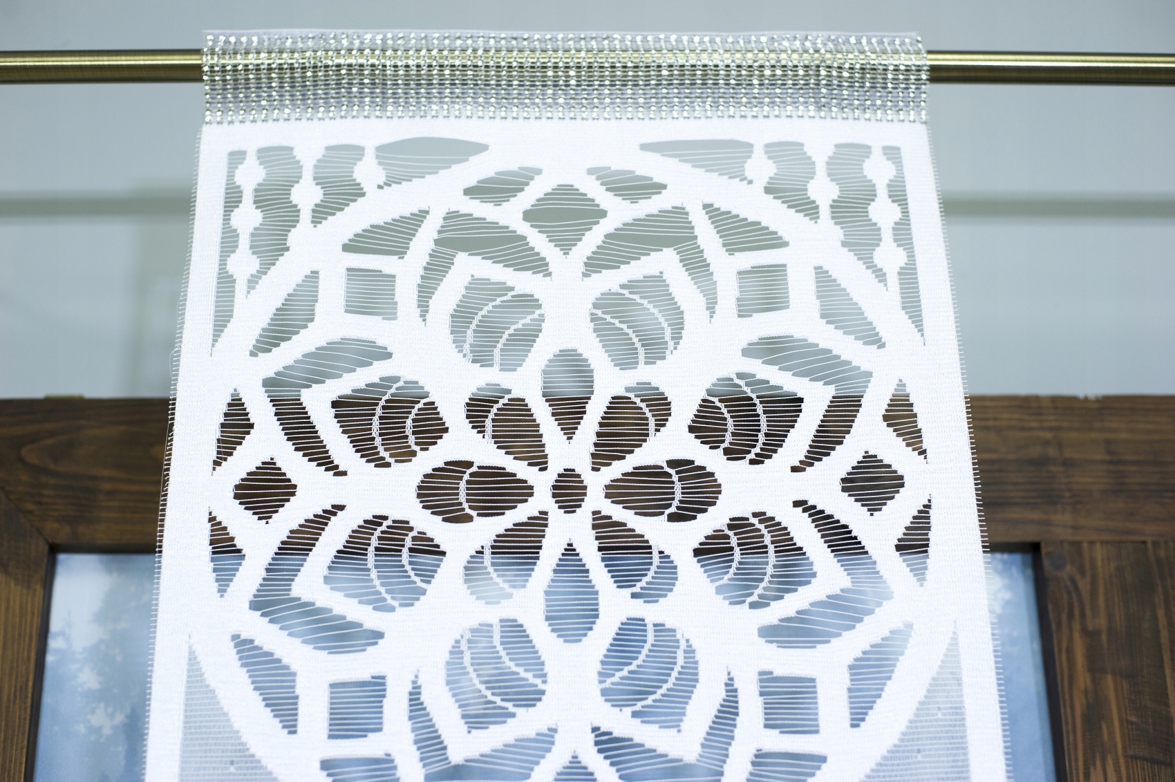 AŻUR ŻAKARDOWY ŁAPACZ SNÓW z CYRKONIAMI GLAMOUR Marka Nav-Hess