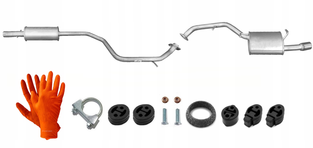 Mazda 5 1.8i 16V 85kW 2.0i 16V 107kW (2005-2010) Tlumič Střední Koncový