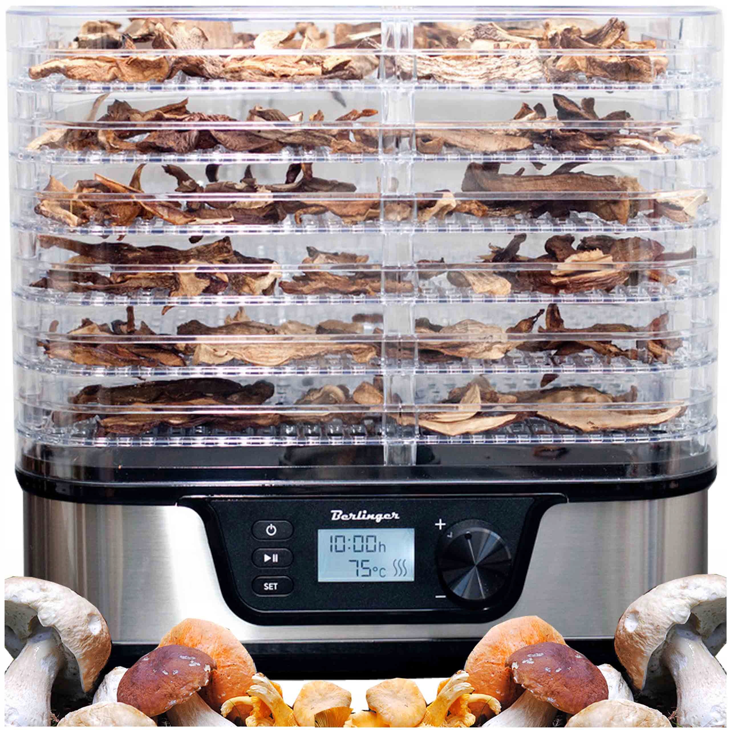 Sušička na houby a ovoce Bpa free regulace času a teploty 6 Sit