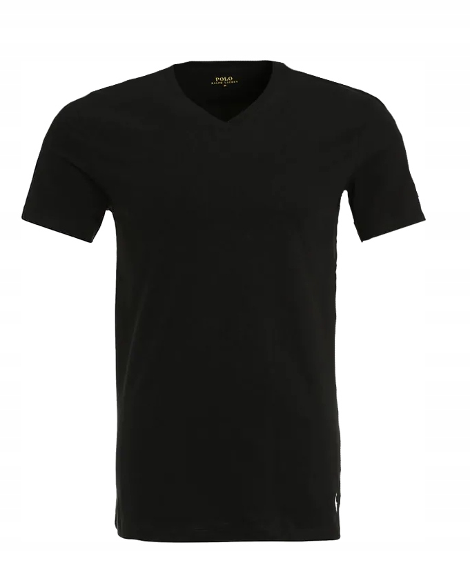 

Polo Ralp Lauren Black Vneck T-shirt White Logo L