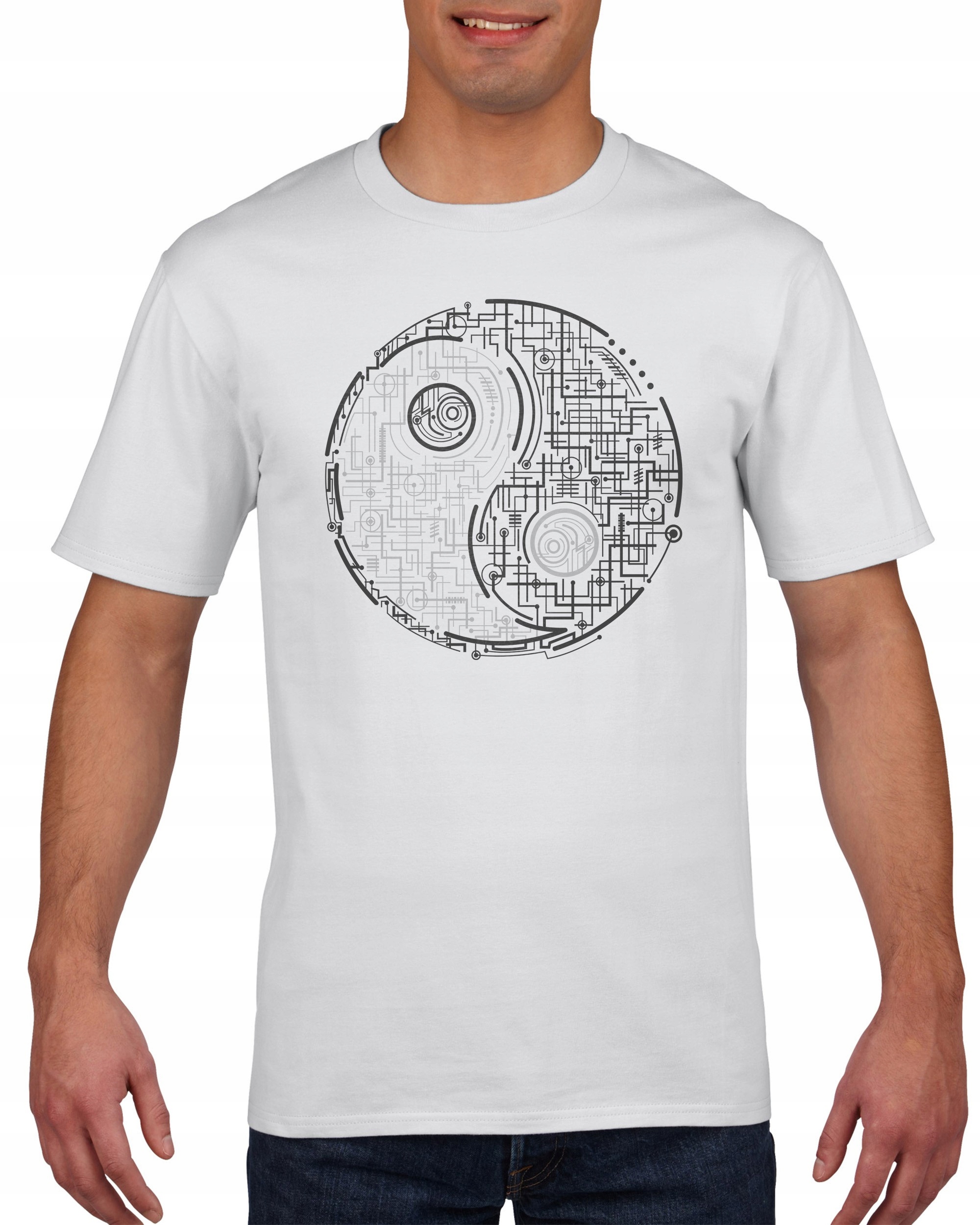 

Koszulka męska Yin Yang Uklad Scalony L