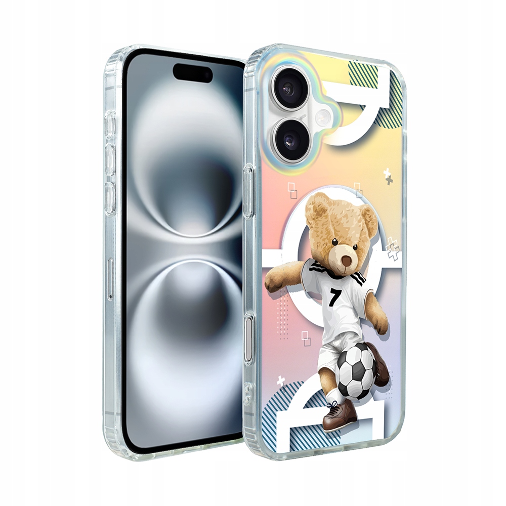 Pouzdro pro iPhone 16 Ibizu s MagSafe, měnící barvu, fotbal