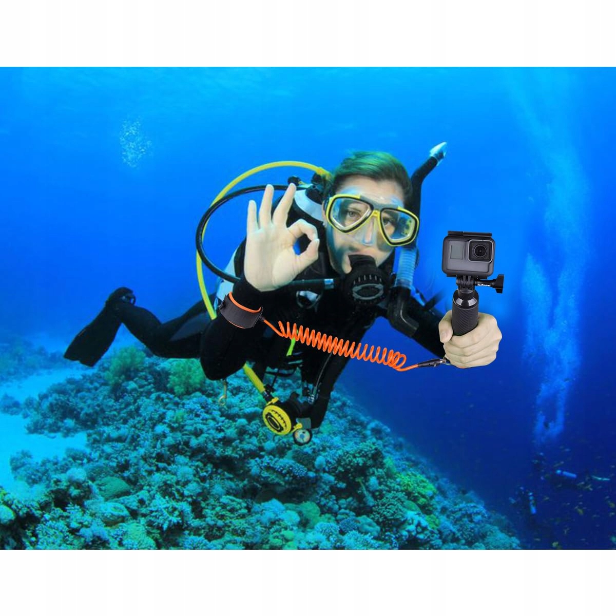GOPRO Uchwyt Pływający Do Kamery Akcji Nurkowanie Surfing Kajakarstwo — miniatura 6