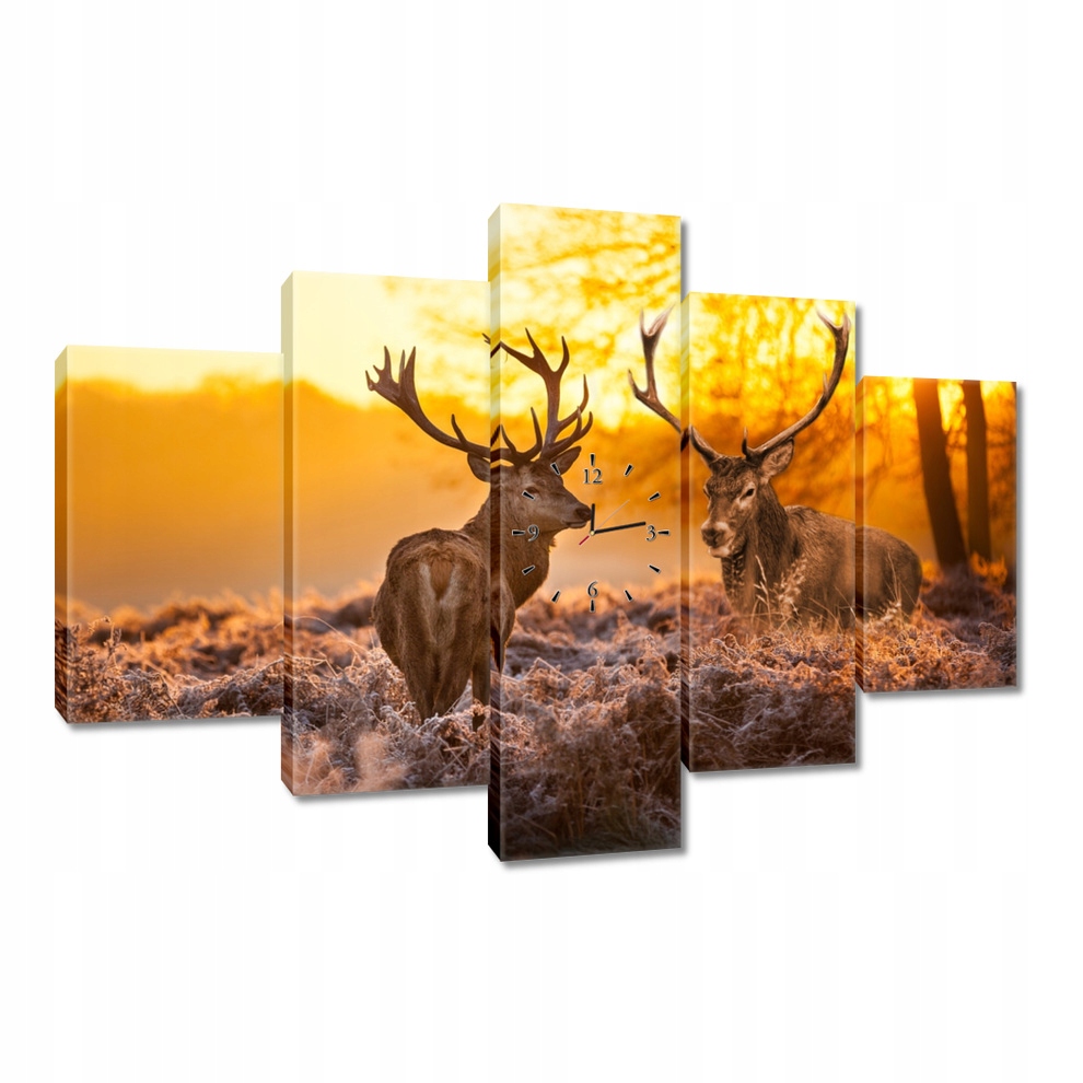 Nástenné hodiny 150x105 Jeleň na revue