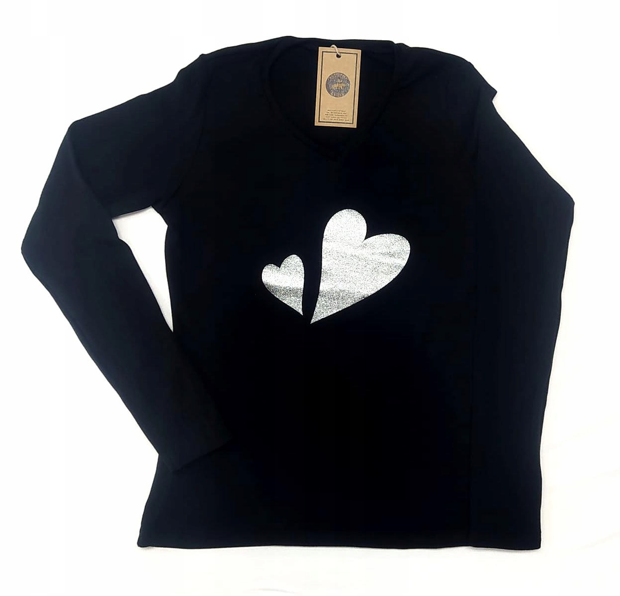 

Bluzka Czarna Serce Bawełna XL Butterfly&Tiger