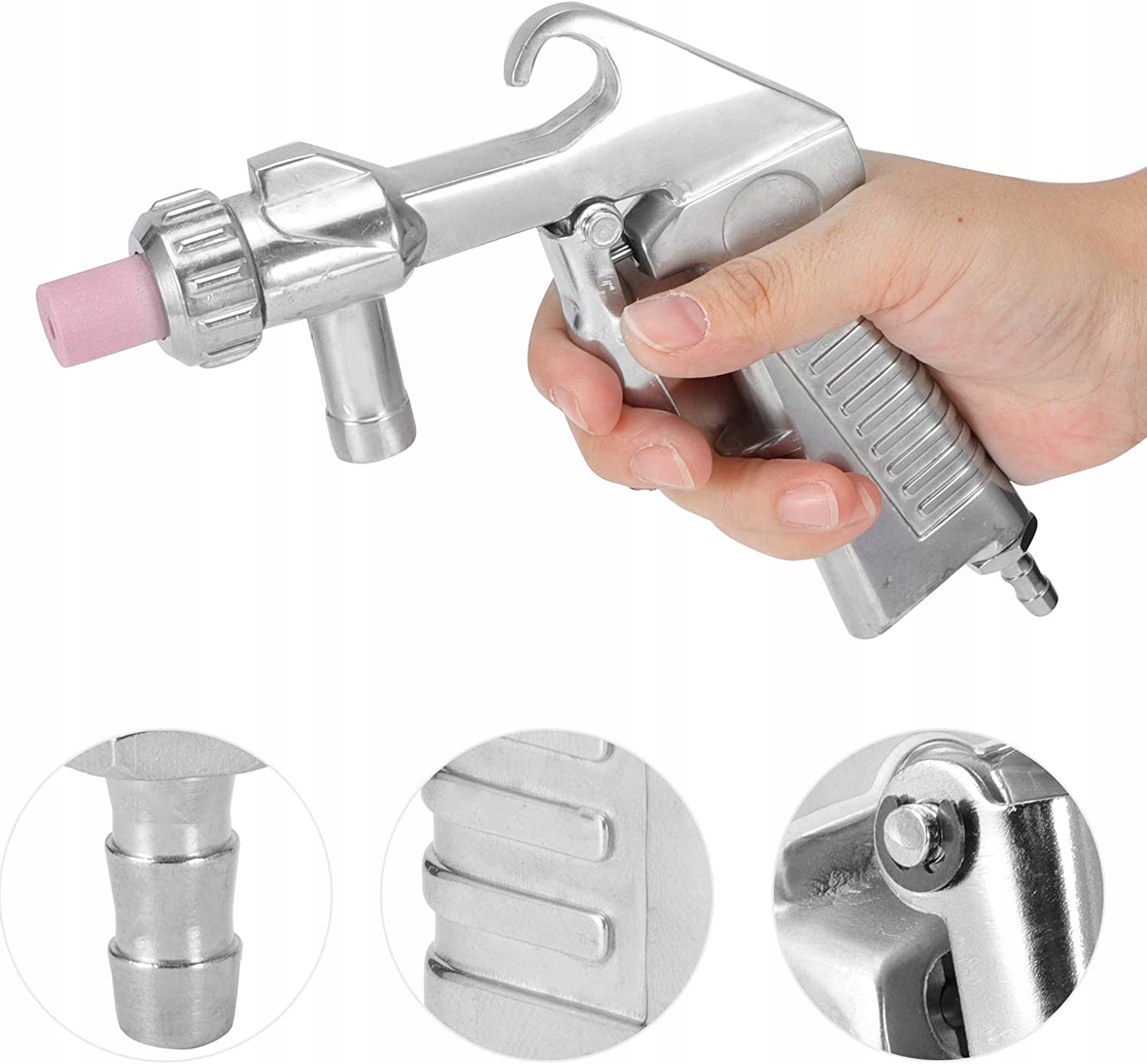 PIASKARKA PISTOLET DO PIASKOWANIA KABINA 4 DYSZE Marka inna