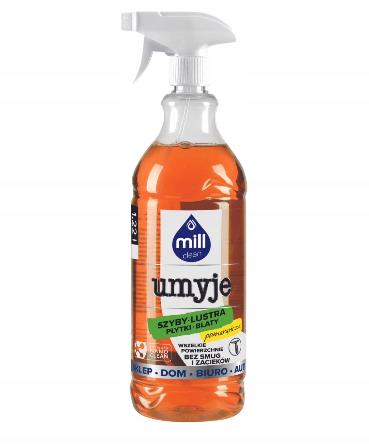 

Mill Umyje Płyn do Mycia Szyb, Luster 1,22L