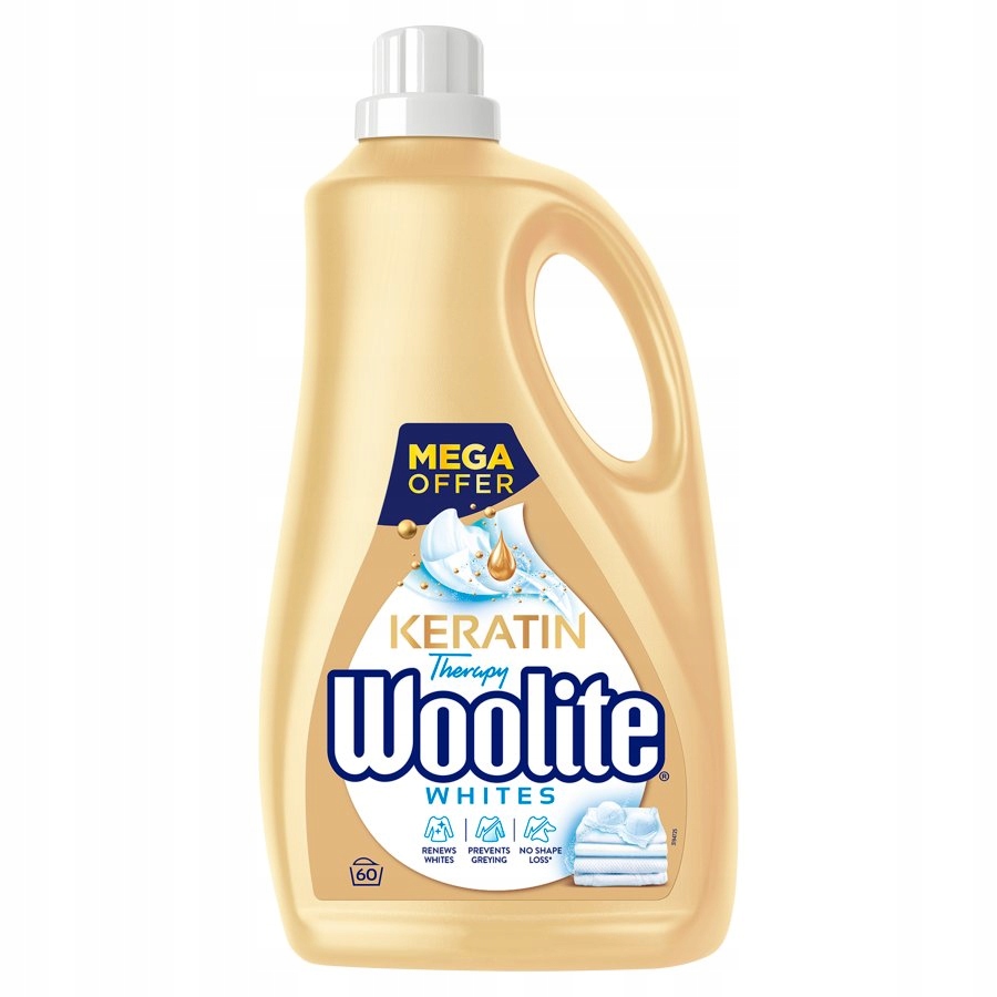 Tekutý prací prostředek Woolite na bílé prádlo 60 praní 3,6 l