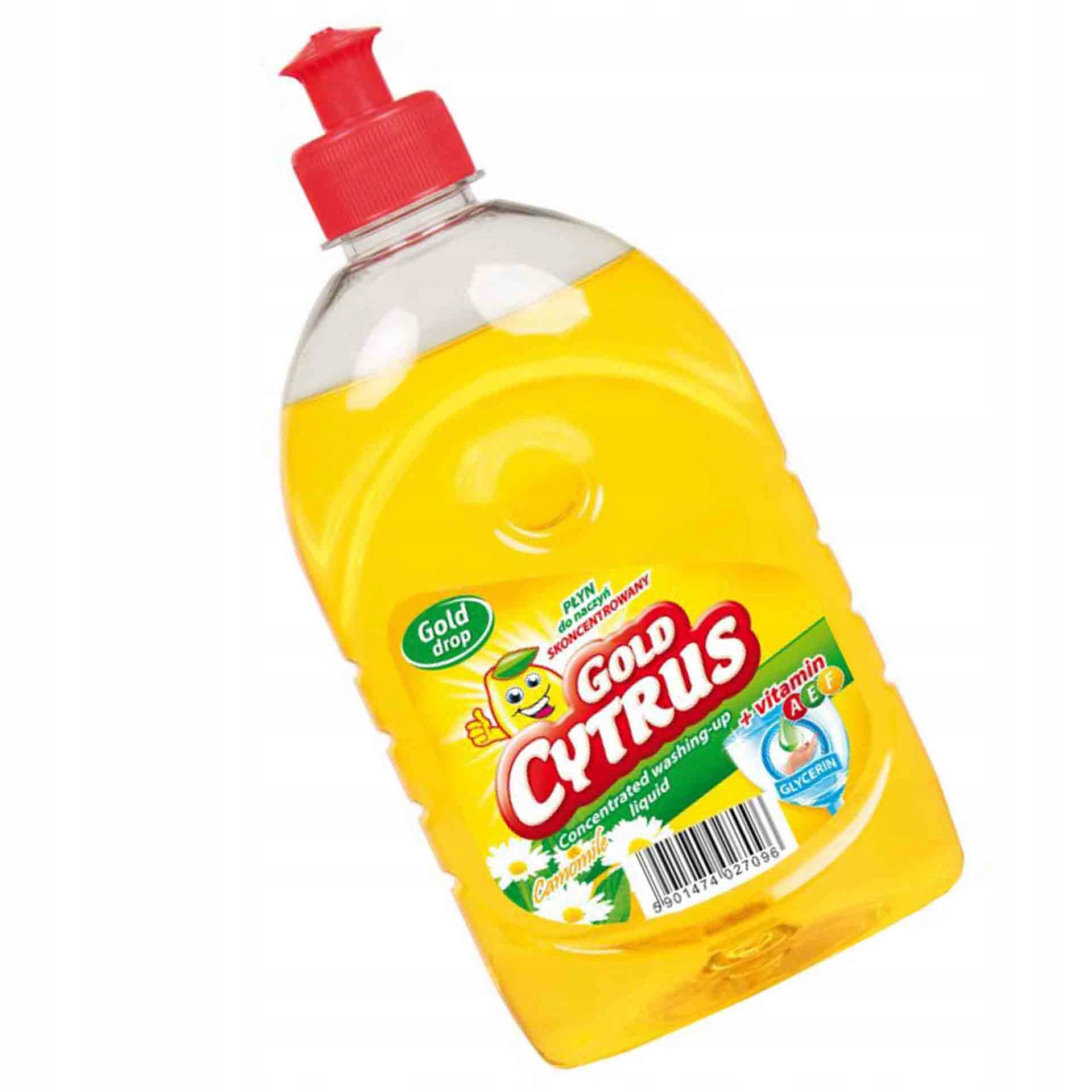 

Gold Cytrus Płyn Do Naczyń 500 ml Rumianek /żółty