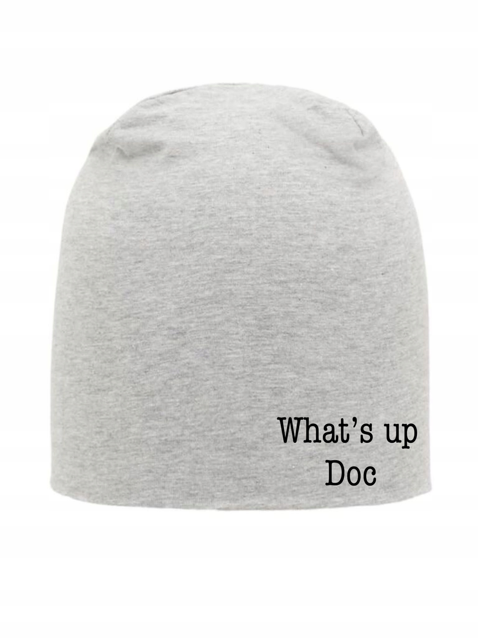 

Czapka Szara Oversize Smerfetka Beanie Królik Bugs