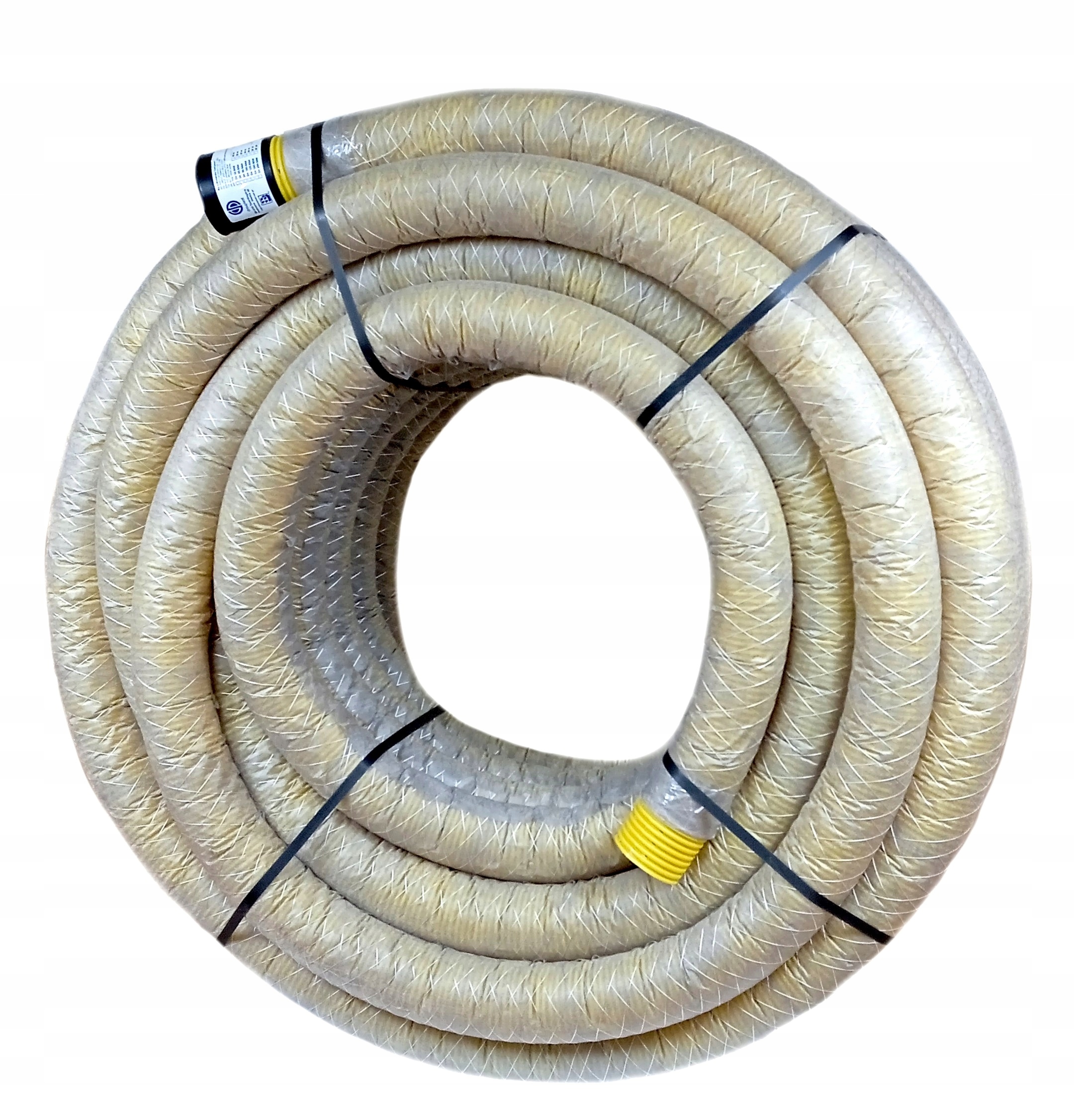 Rura Drenarska Fi 100 w Otulinie 50 mb mufa w zestawie WĄŻ DRENARSKI dn 100 Typ rura karbowana