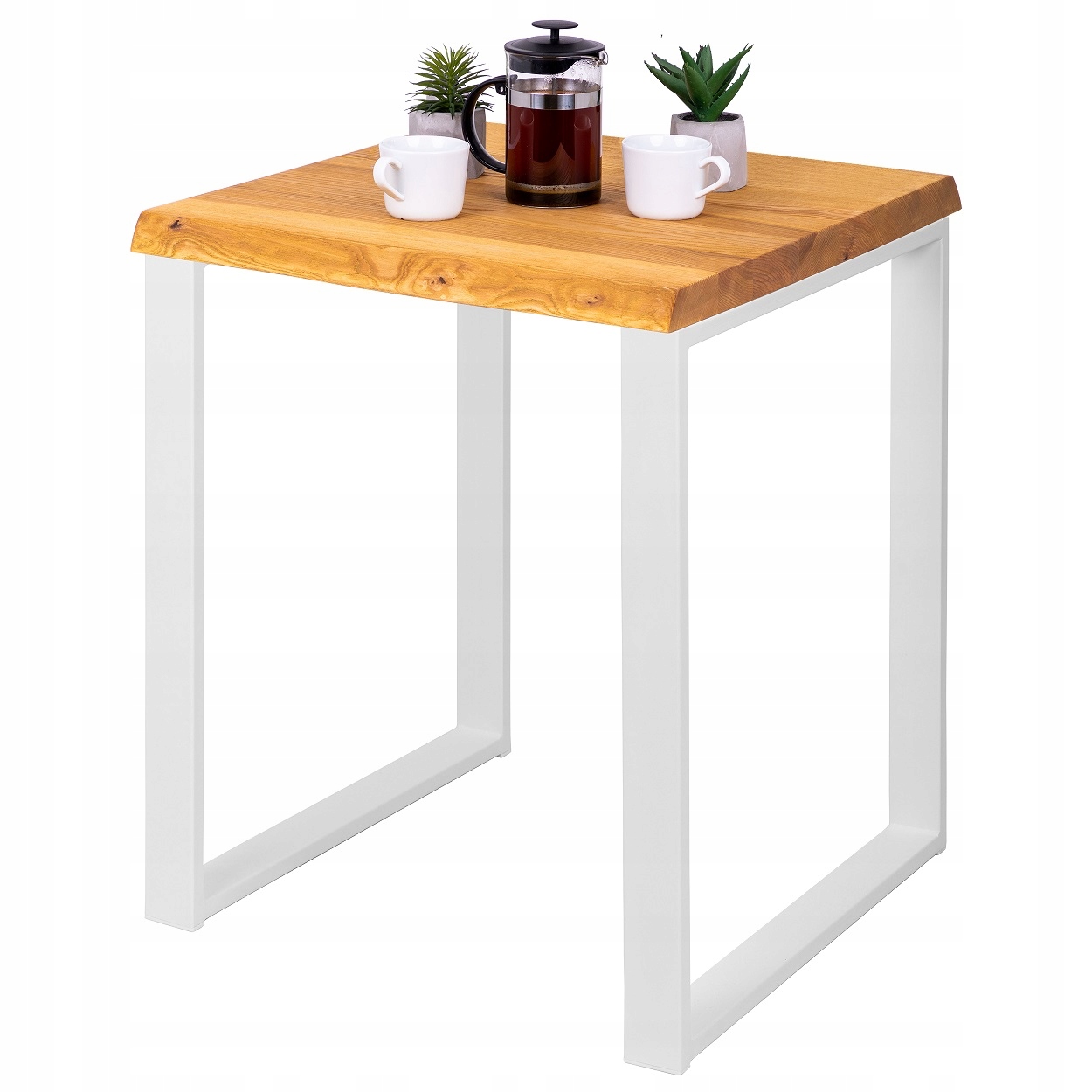 Stolik kawowy lite drewno modern 60x60x76 kuchenny