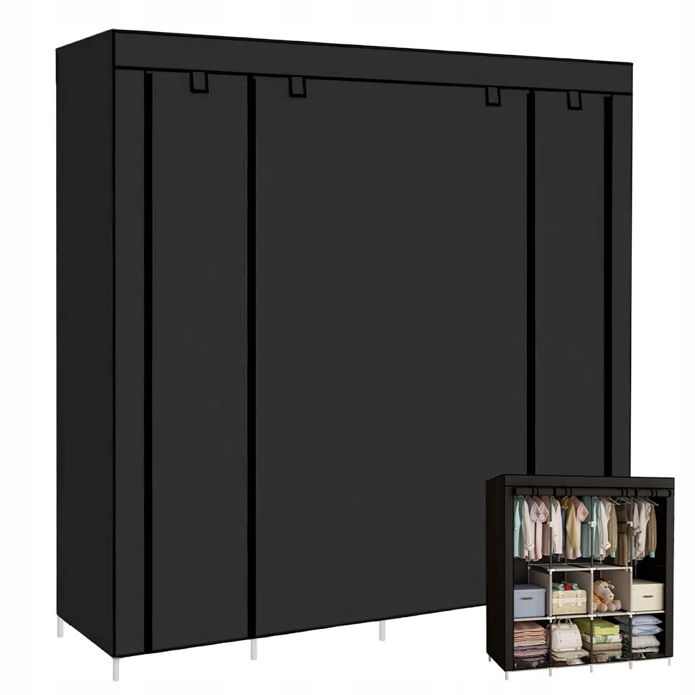 Velká Skříň Na Zip, Látková Šatní Police 170*170*45 CM