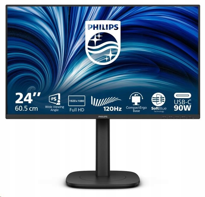 Philips/ 24B2U3301/ 23, 8"/ Ips/ Fhd/ 120Hz/ 4ms/ Black/ 5R 24B2U3301/00