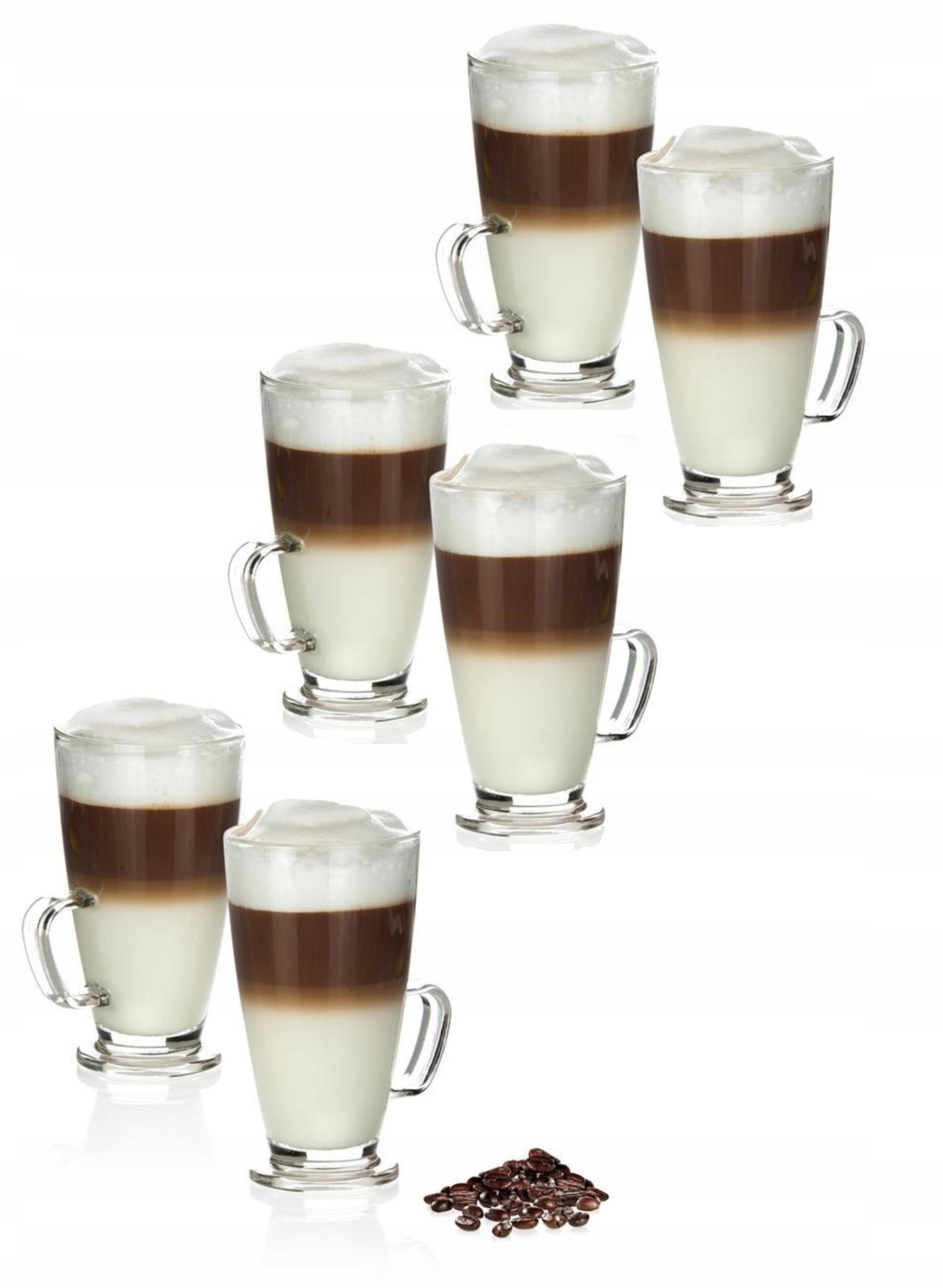 SZKLANKI KUBKI DO KAWY LATTE 300ml TESCOMA 6 szt