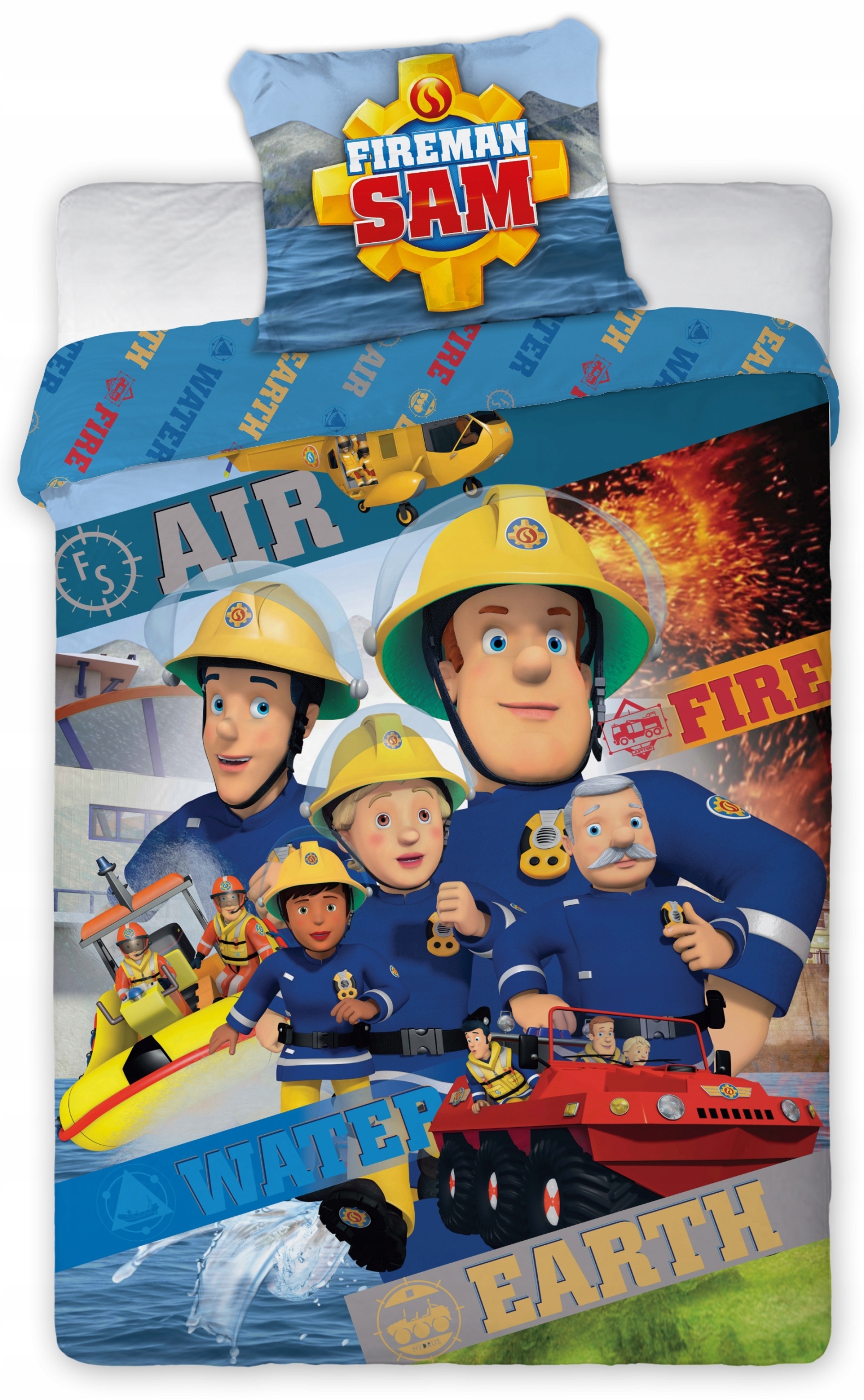 

Pościel Dziecięca 140x200 Strażak Sam Fireman Sam