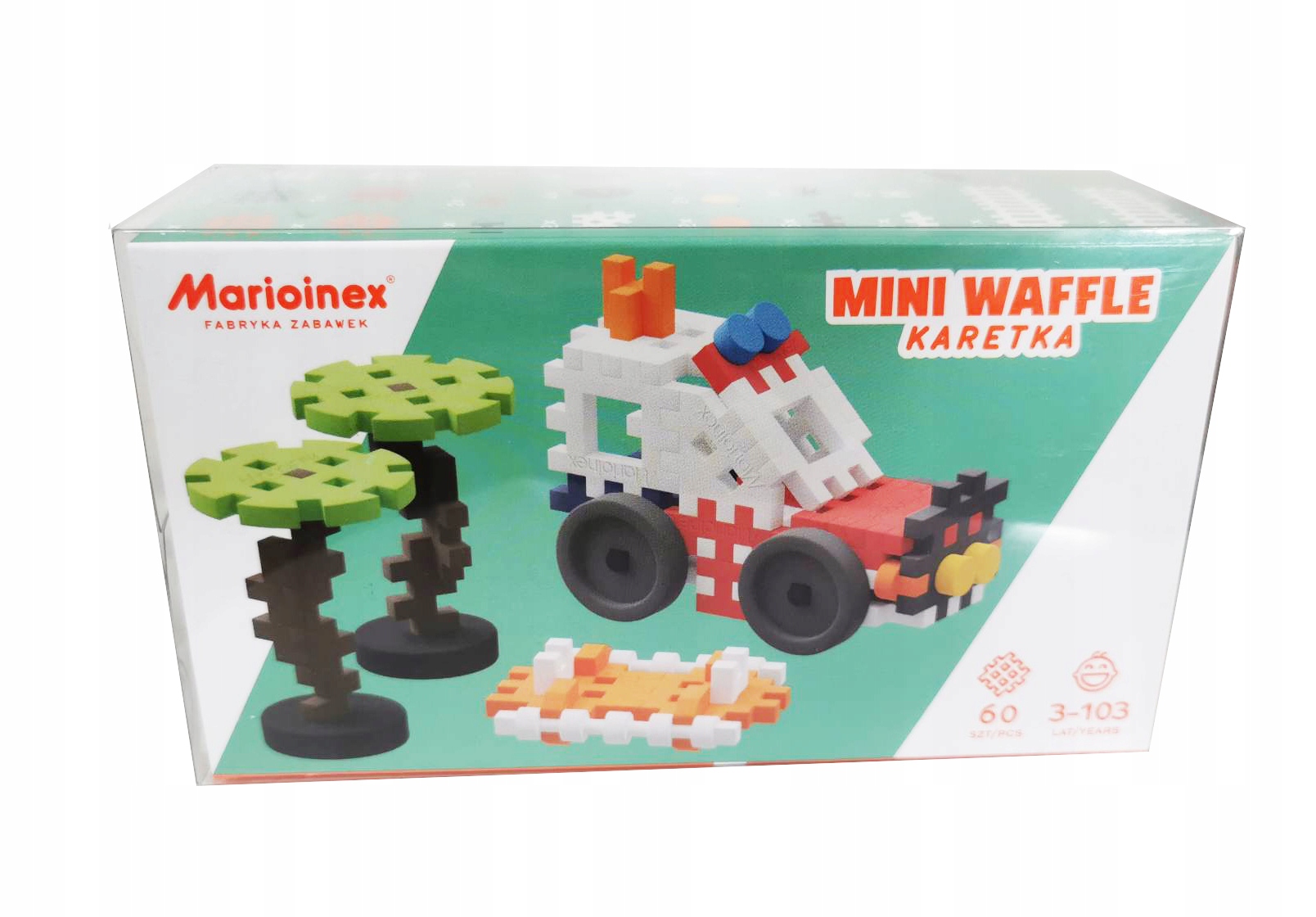 

Mini Waffle Marioinex 60 szt klocki puzzle Karetka