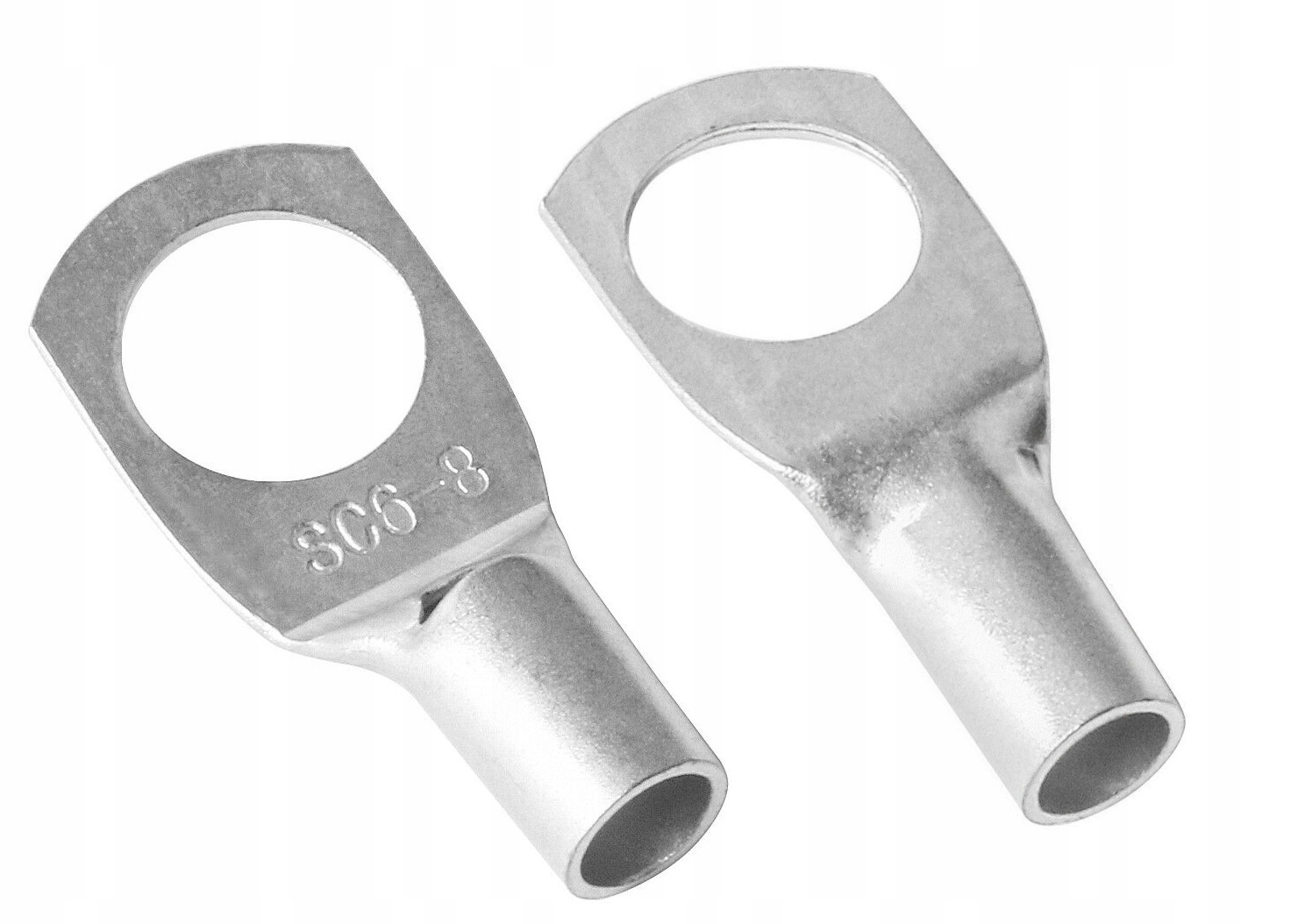 KOŃCÓWKA KABLOWA OCZKOWA MIEDZIANA CU 6mm2/M8 Kształt przewodu Okrągły