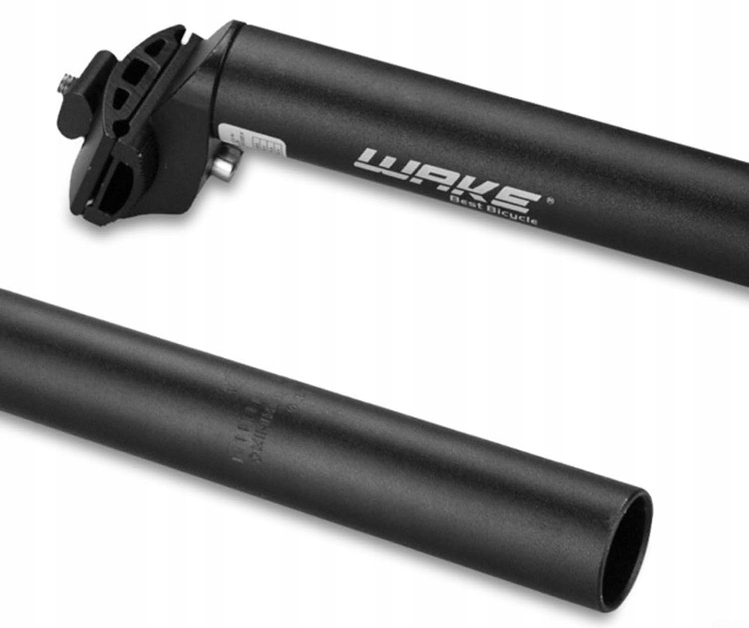 SZTYCA WSPORNIK SIODEŁKA SIODŁA WAKE 27,2 x 350 mm CZARNA MATOWA Marka Wake