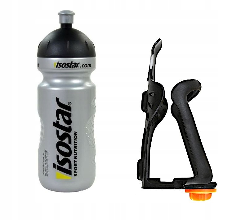 2 x Zestaw Koszyk Regulowany Bidon ISOSTAR 650 ml. plus śrubki kol .3 Marka Isostar