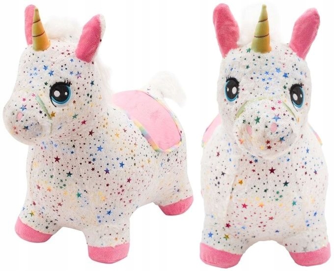 

Skoczek Gumowy Konik Jednorożec Z Pokrowcem Dźwięk