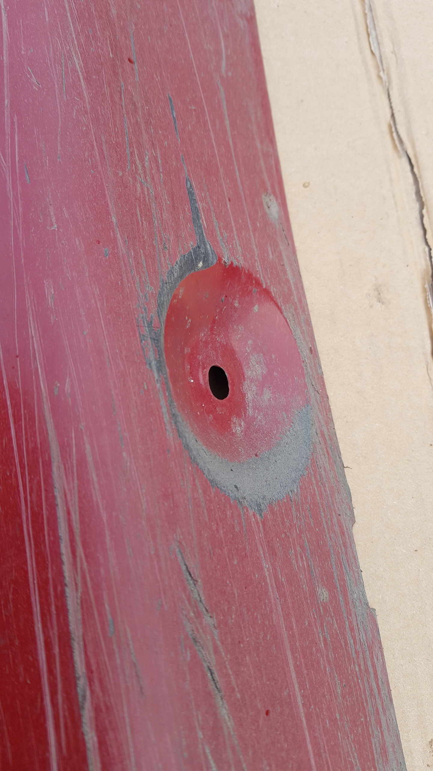 BMW E46 moulding threshold cover KOMBI ZIEGELROT