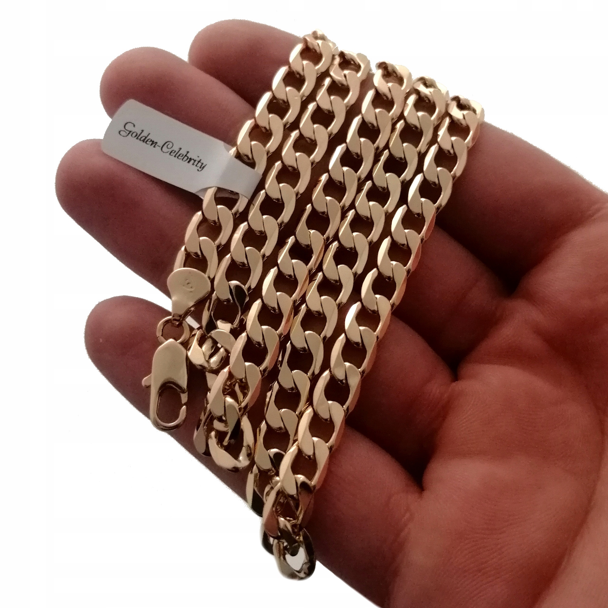 

Złoty Męski Łańcuszek Pancerka 55CM 18K