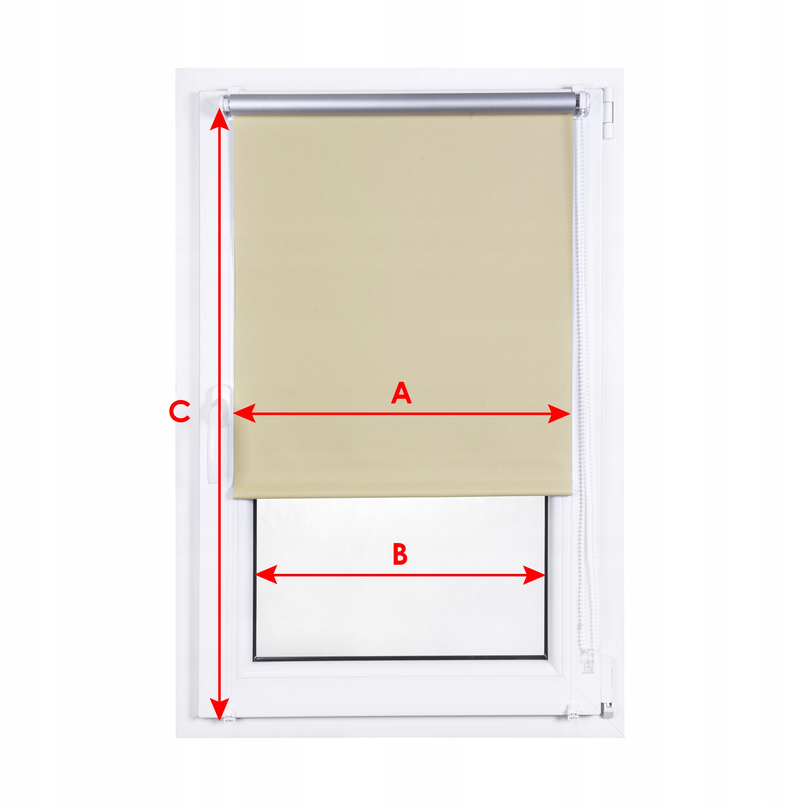 ROLETA TERMICZNA TERMO ZACIEMNIAJĄCA 40X150 CM Marka Promat