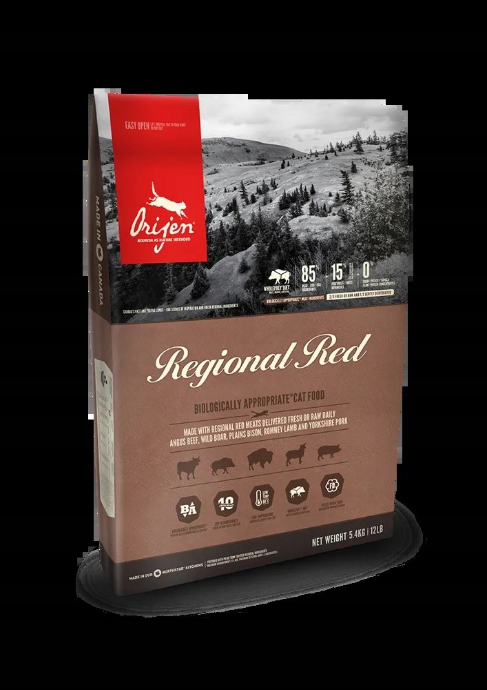 Levně Orijen Regionální červená kočka 5,4 kg Orijen