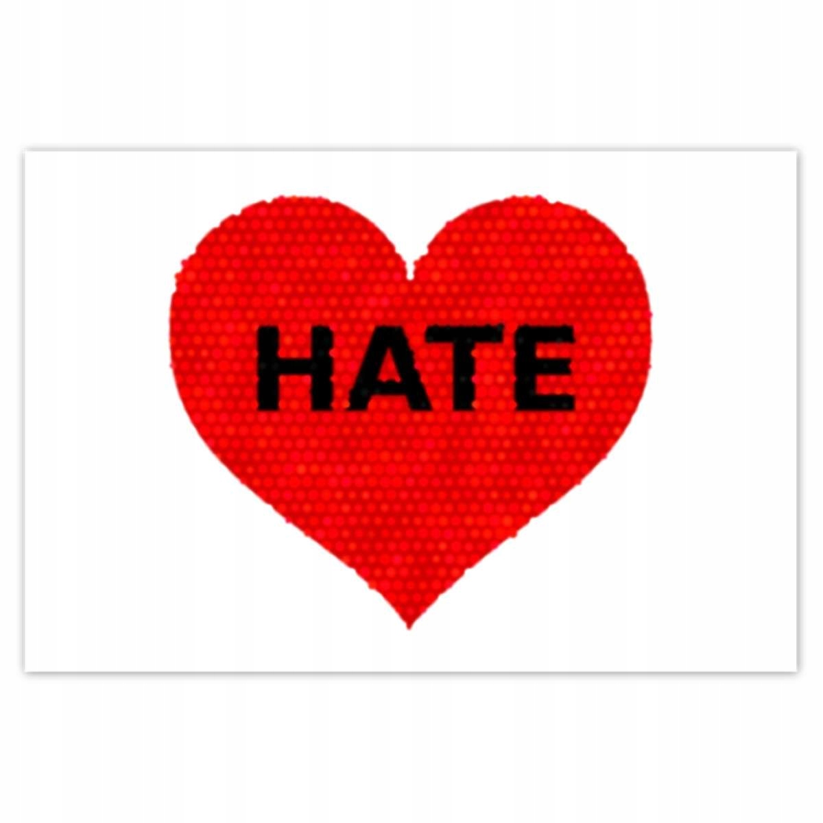 Plakáty 185x125 Hate