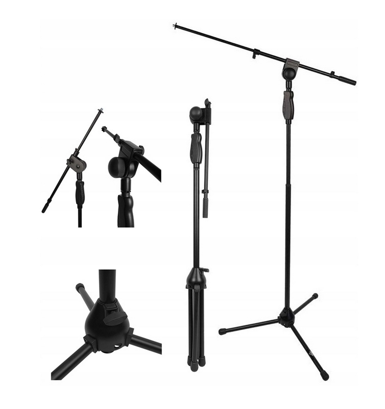 Stojan Na Mikrofon, Lomený, Samoblokující, Nastavitelný, Stojan Na Mikrofon