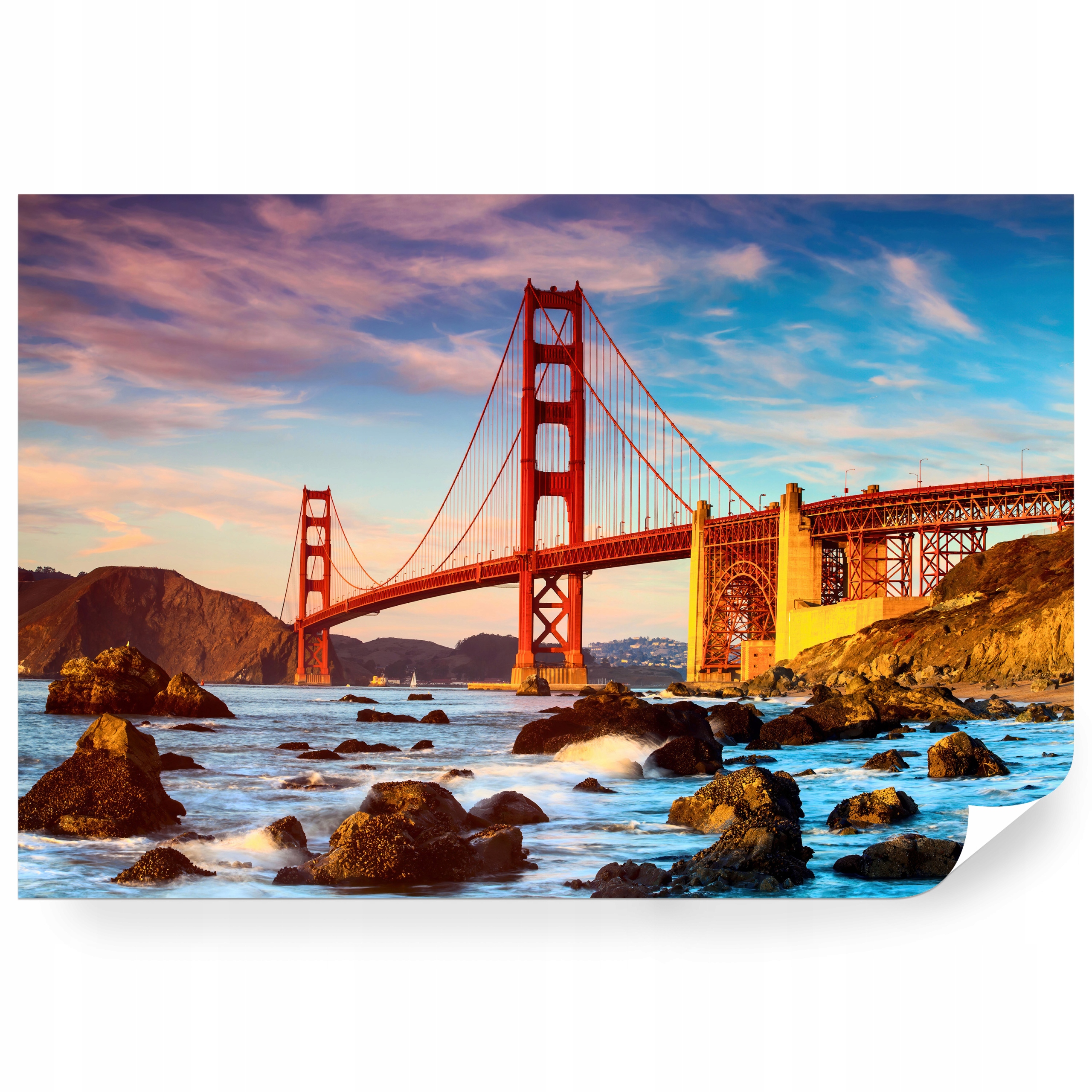 Fototapeta samolepicí Golden Gate 3D Architecture Sf 368 x 254 cm