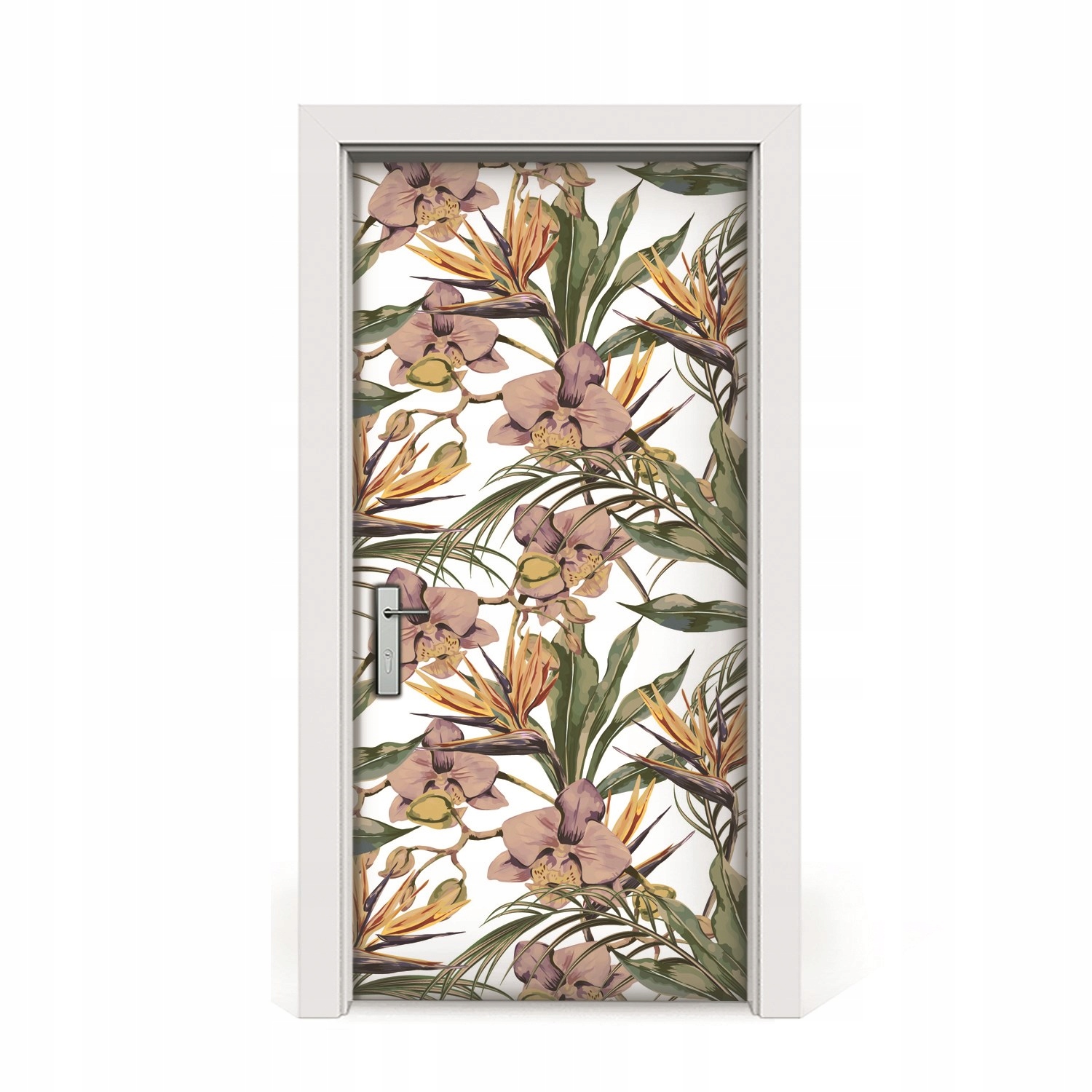 

Naklejka na drzwi okleina Botaniczne liście 95x205