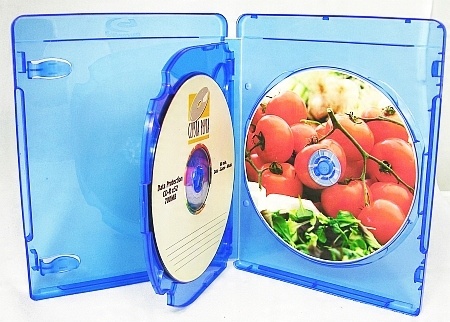 

Pudełka na 3 Blu-Ray Niebieskie 14mm 5 szt Amaray