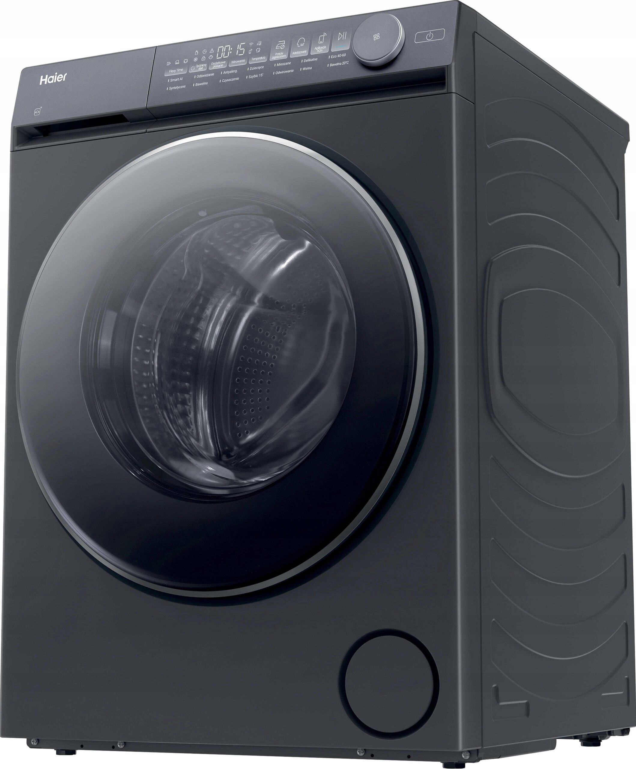 2X Pralka Haier X7 HW90-BD14MEPGU1 9kg 1400 obr Polar Gray szara 59.5 cm