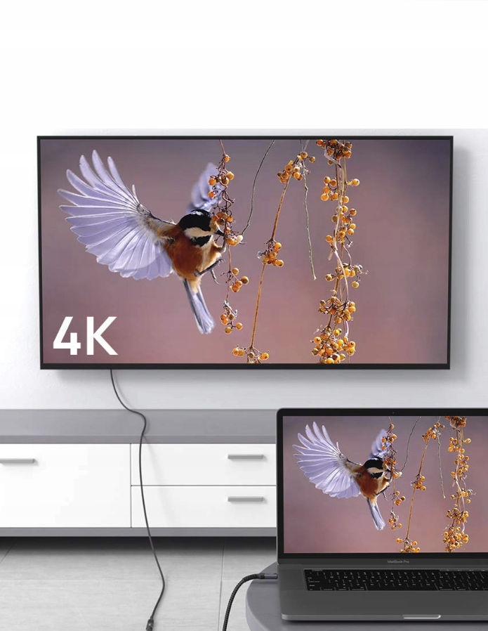 Przedłużacz USB-C 3.2 Thunderbolt do 10Gbps PD do 100W 4K@60Hz 1m Długość kabla 1 m