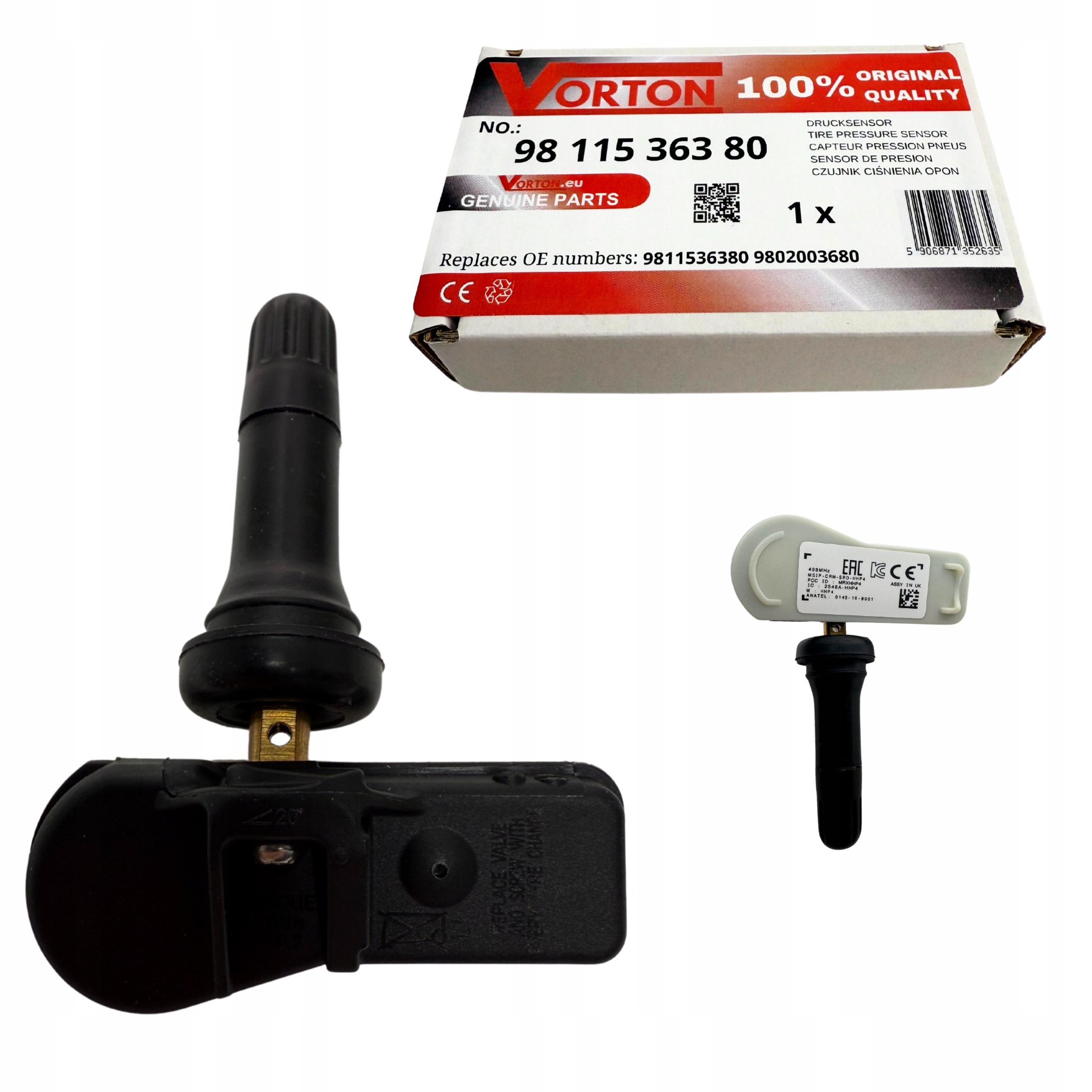 Snímač Tlaku Pneumatik Tpms Peugeot Citroen DS5