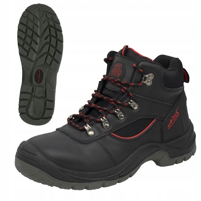 Obuwie robocze trzewiki Art.mas Btcrh black rozmiar 42