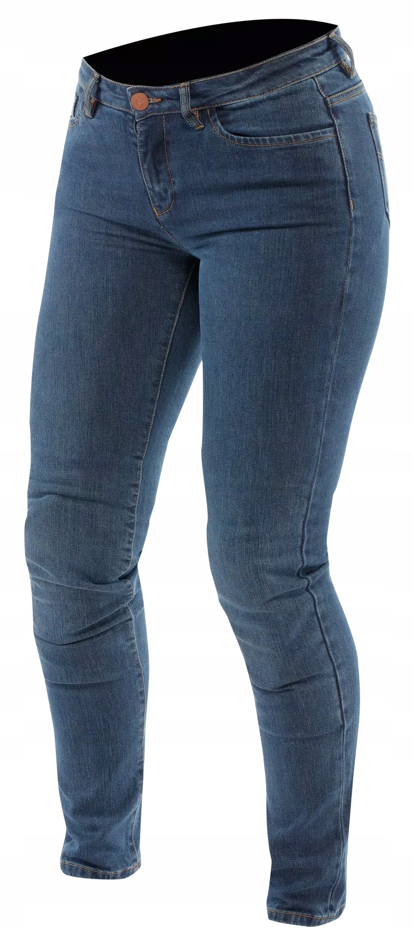 Dainese 5-POCKET Denim Slim Lady Blue Dámske Motocyklové Džínsy, Modré