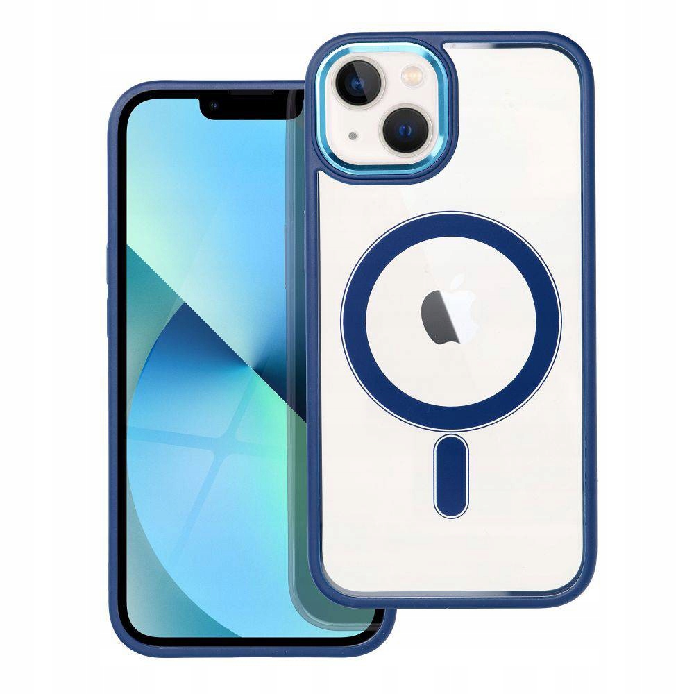 Futerał Color Edge Mag Cover Kompatybilny do Magsafe Do Iphone 13 Niebieski