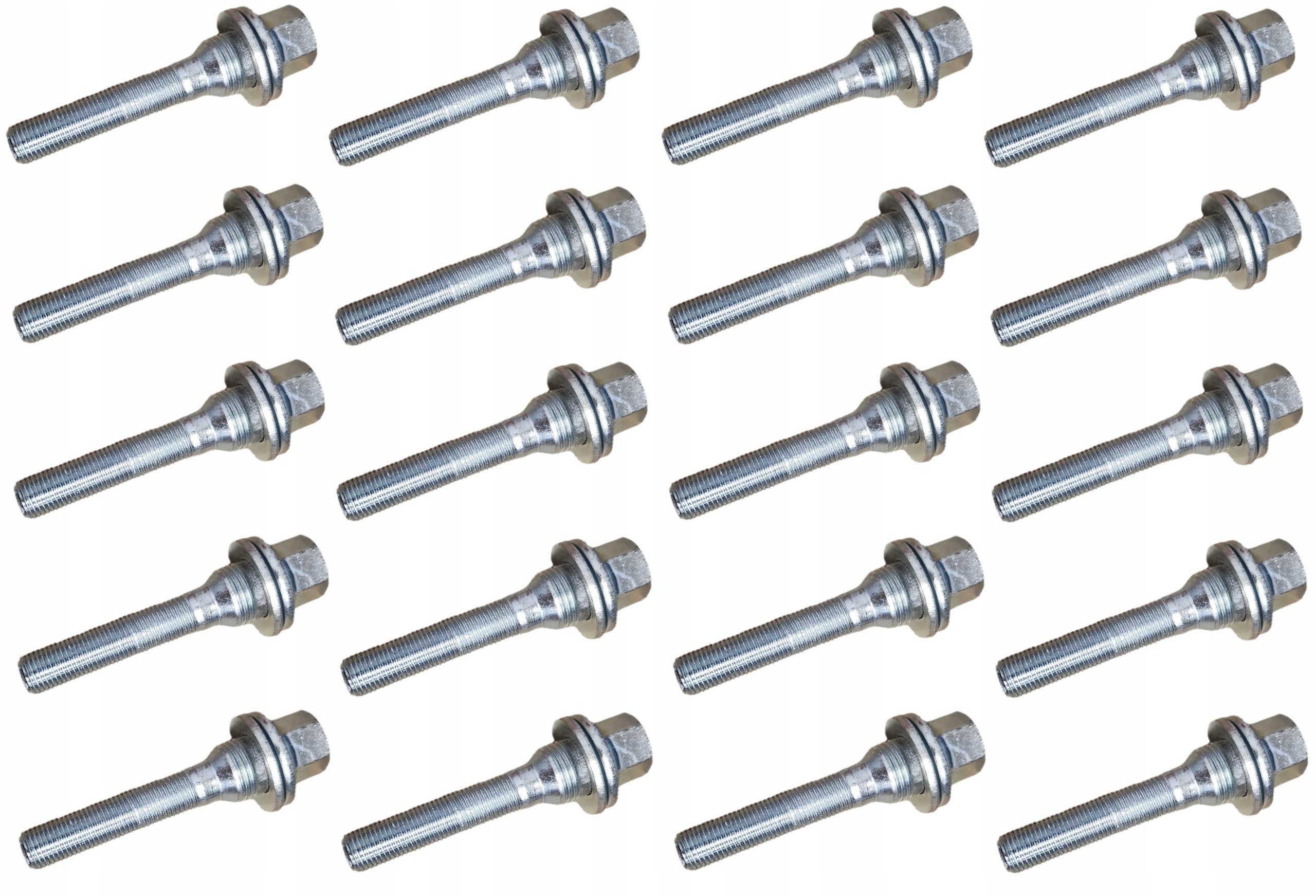 Šroub 12x1,25 66 pro vzdálenost kola 30 mm Peugeot Citroen plochá podložka 20x